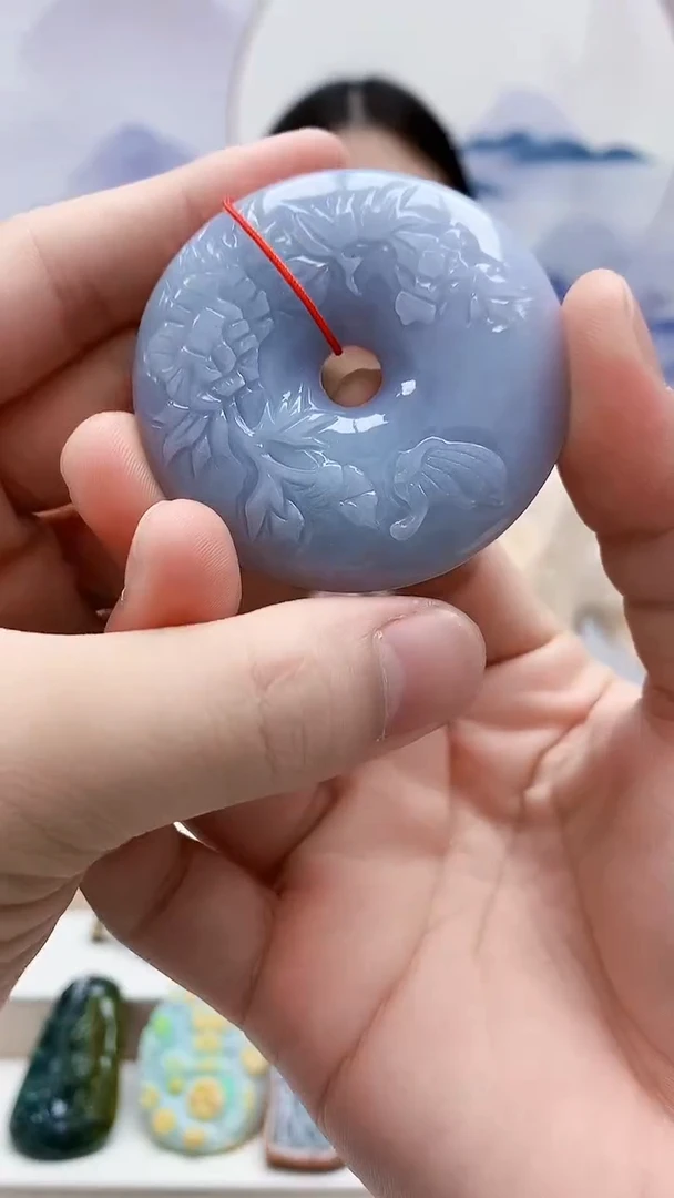 未镶嵌定制翡翠4812bb-毛货挂件8