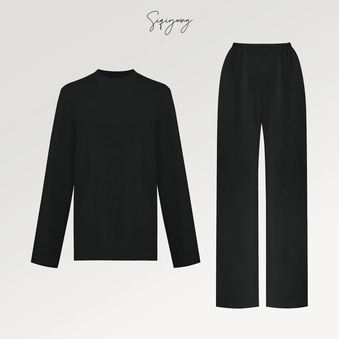 SIQIYOUNG  L感亲肤休闲套装