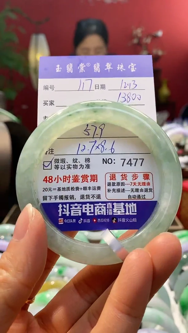 未镶嵌手镯翡翠翡翠117
