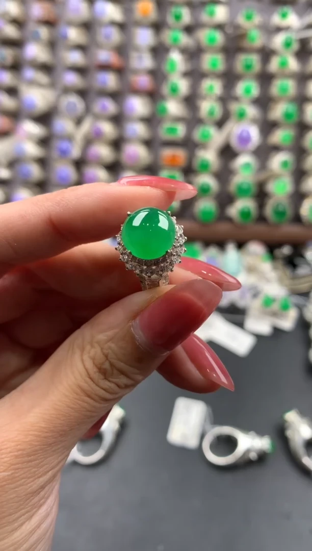 未镶嵌定制翡翠天然缅甸A货翡翠 12.8