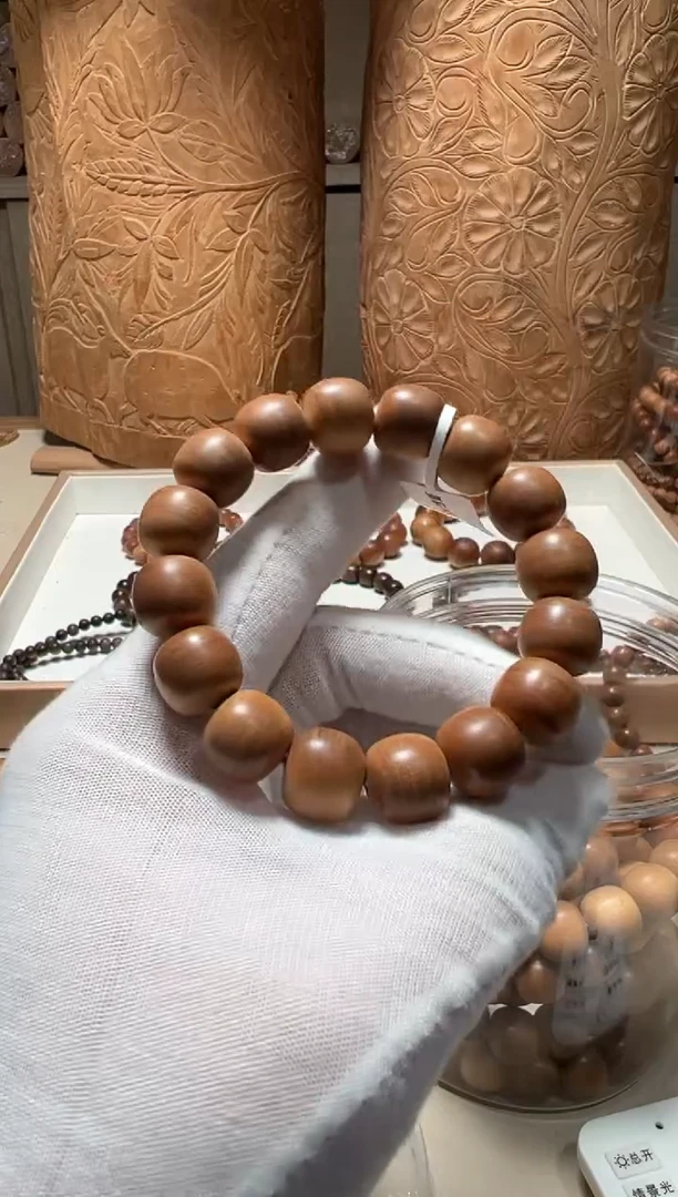 【闪购商品】檀香木手串/手链13x14横纹 老山檀香