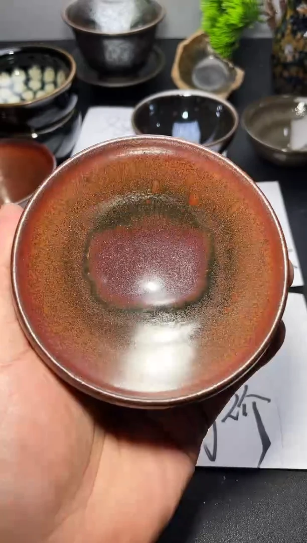 茶盏185叶紫建盏