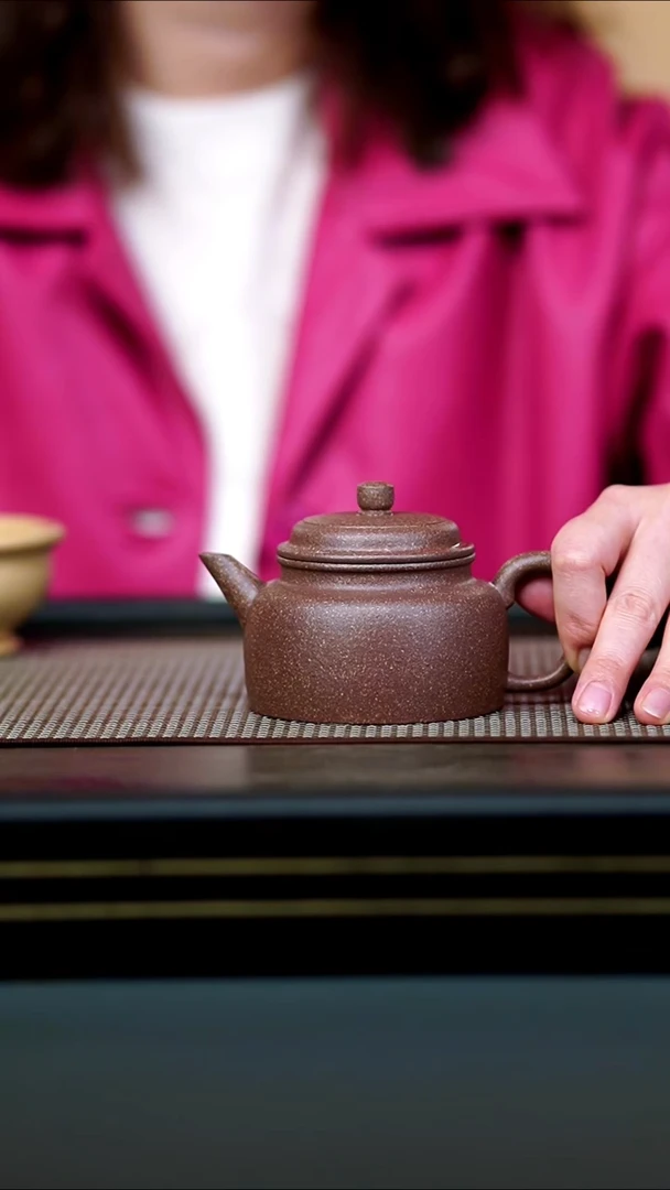 茶壶紫砂诺**舟全手紫降坡剑流德钟180cc