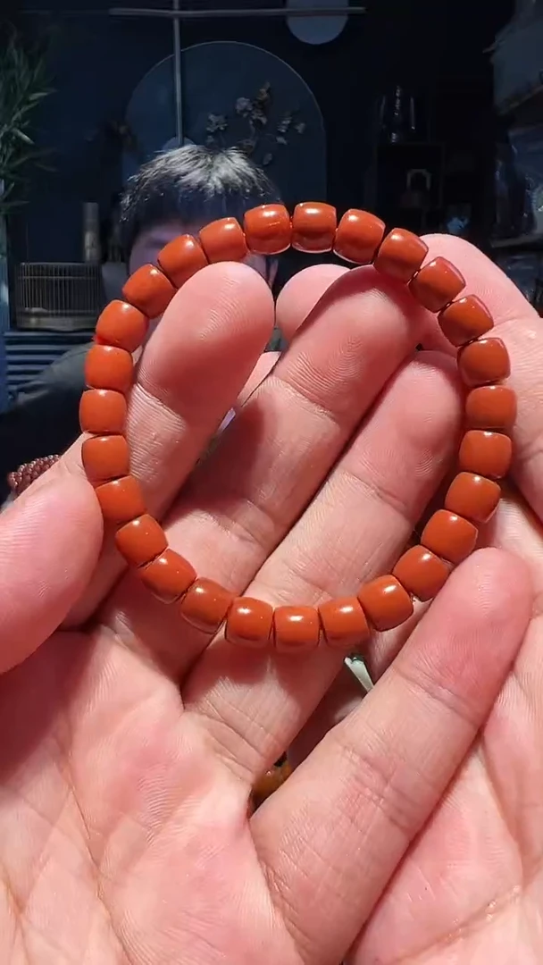 【闪购商品】南红玛瑙手串未镶嵌7+朱红