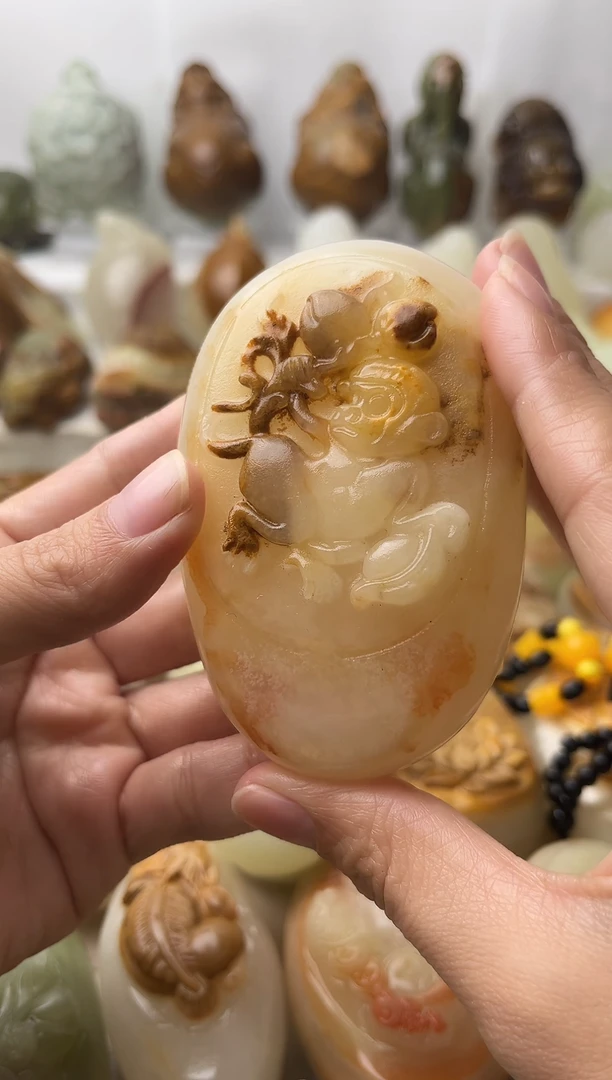 石材古青石棉纹正常不退换猴