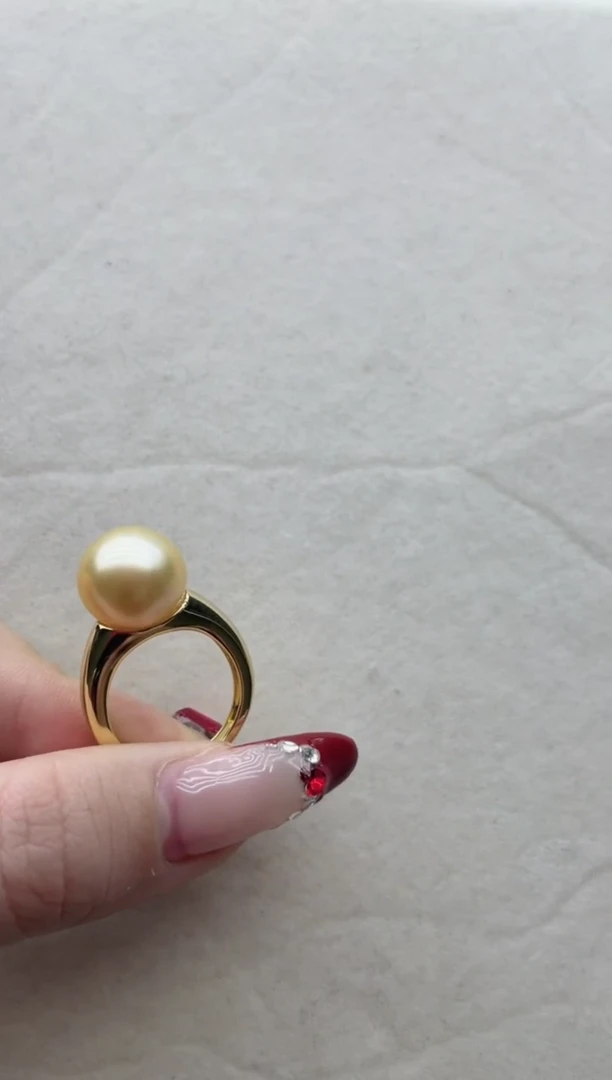 【闪购商品】海水珍珠戒指银S925镶嵌Y38
