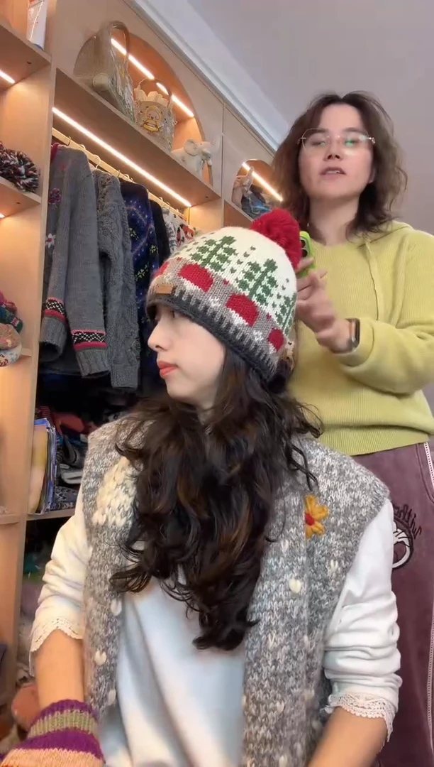 羊毛美利奴红萝卜单球帽