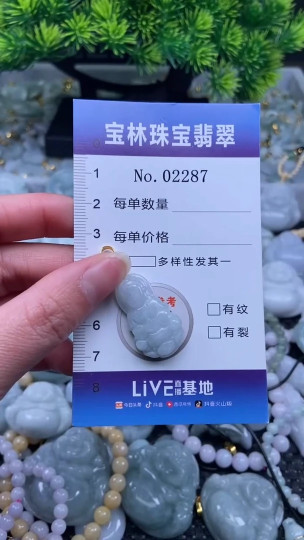 颈饰未镶嵌翡翠天然缅甸翡翠2287