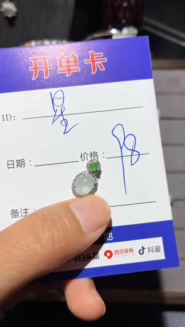 颈饰银S925镶嵌翡翠?**✨0366022176