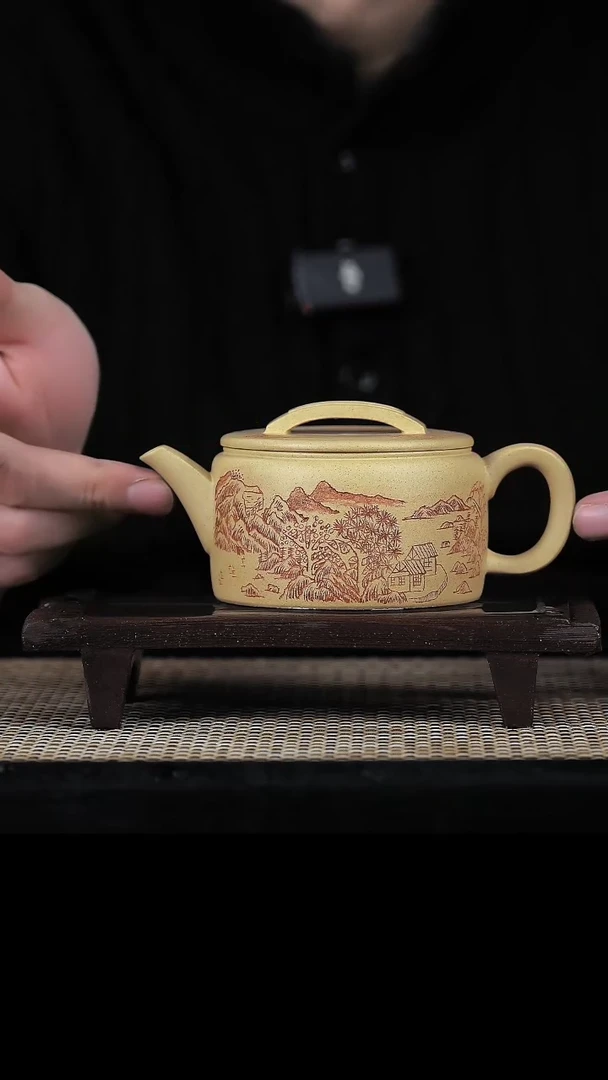 【闪购商品】手工原矿段泥汉瓦 220cc