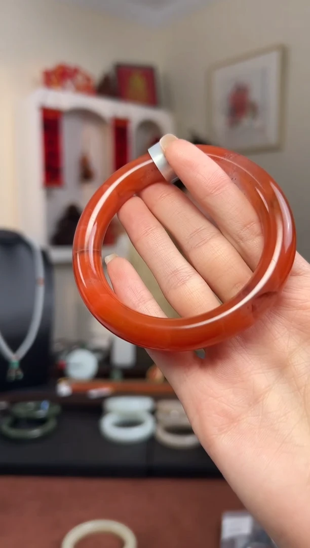 【闪购商品】南红玛瑙手镯未镶嵌S1- 58mm
