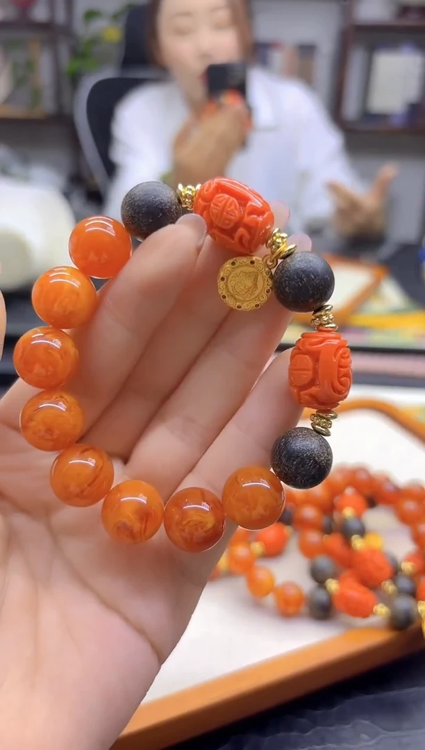 手链蜜蜡未镶嵌DIY款S970