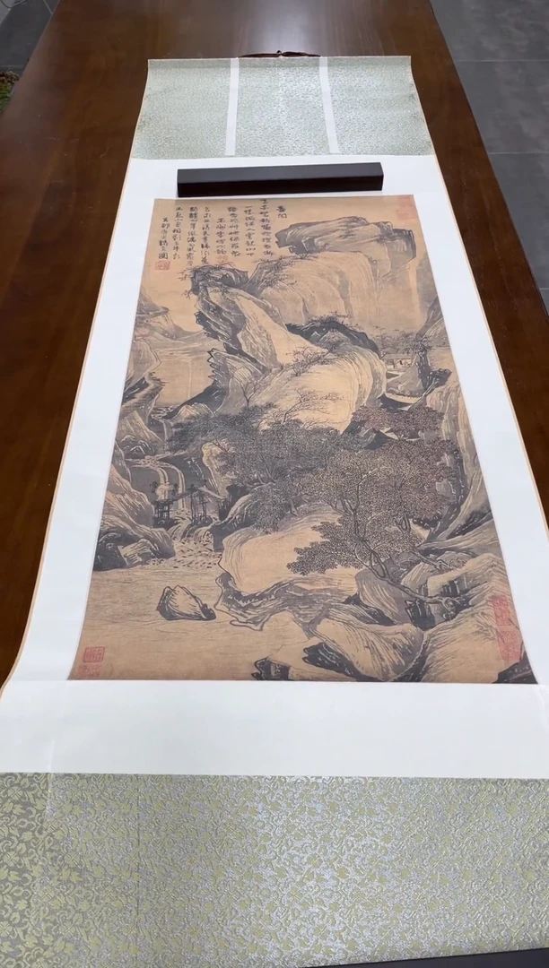 【复刻品】唐寅 骑驴归思