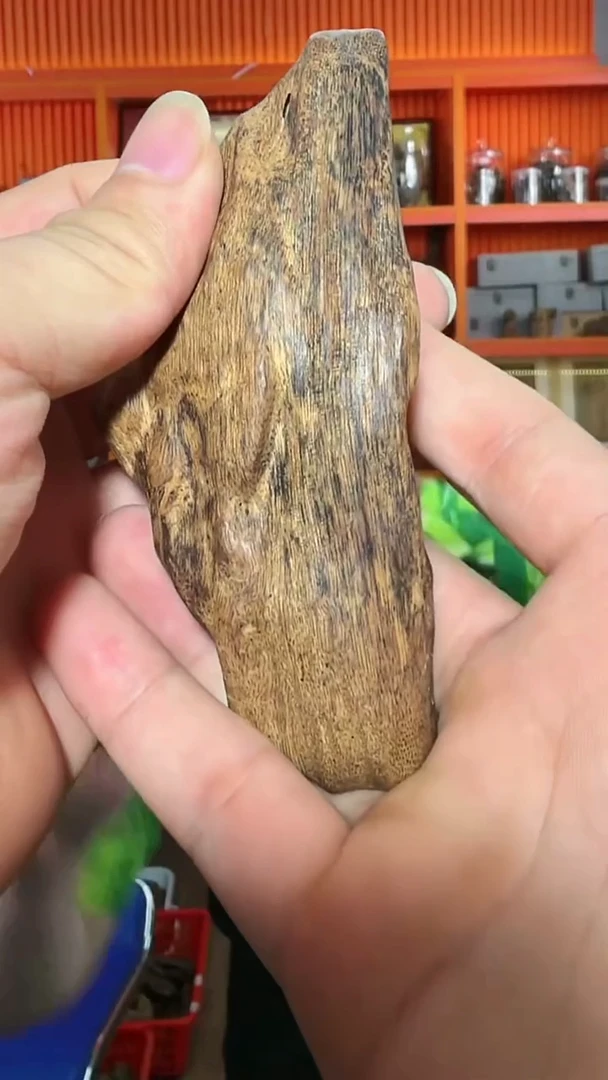 沉香手把件20号虎斑棋58g多样性发一