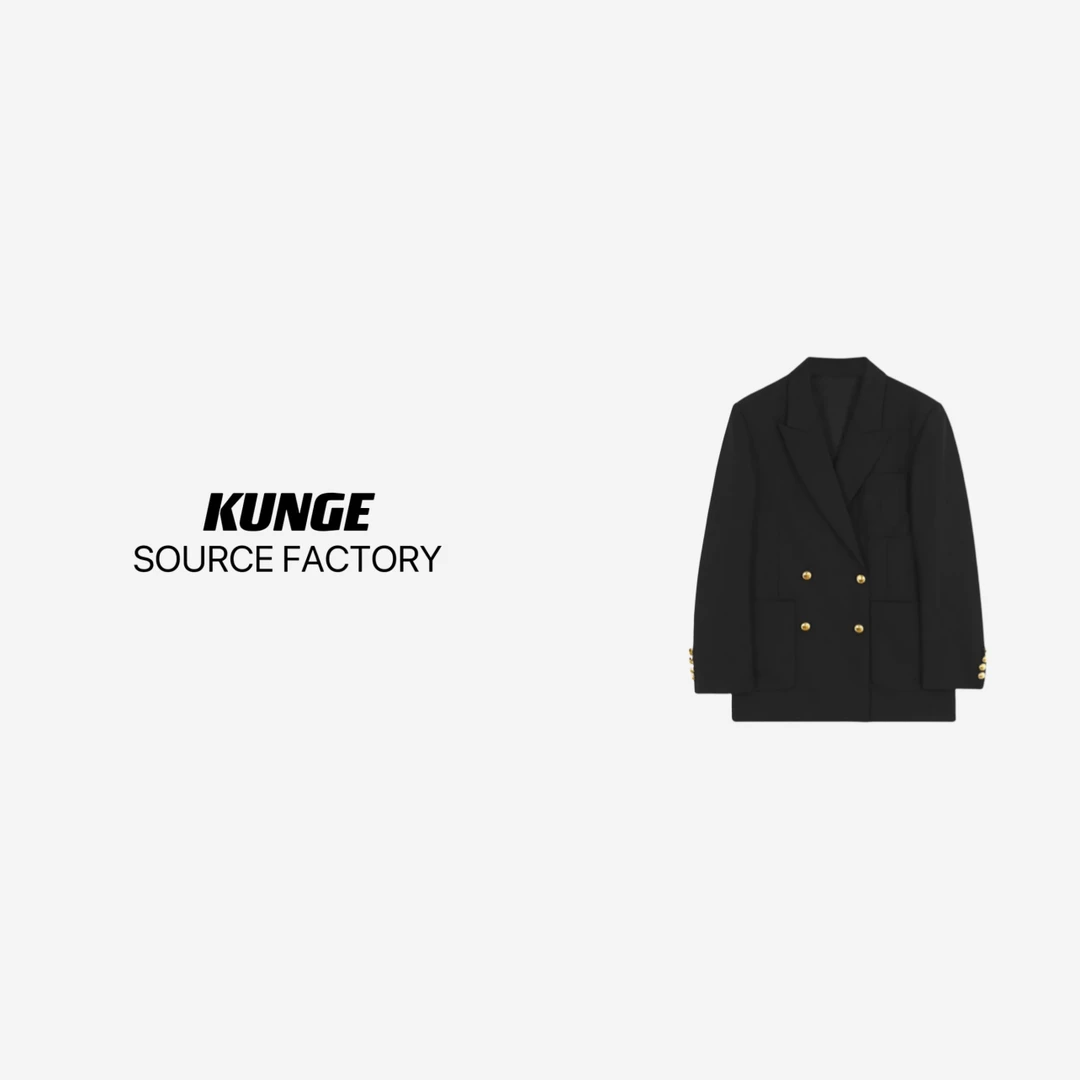 KUNGE 设计感高级感气质西装外套-8445