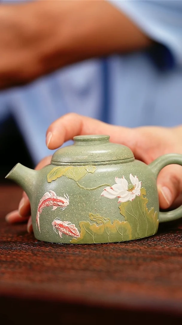 茶杯紫砂3方开明