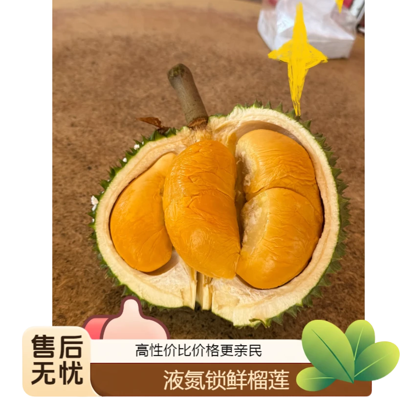 马来西亚D200黑刺榴莲小果黑刺马来西亚