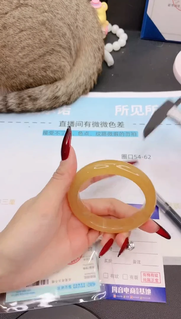 未镶嵌手镯石英质玉5G56-56