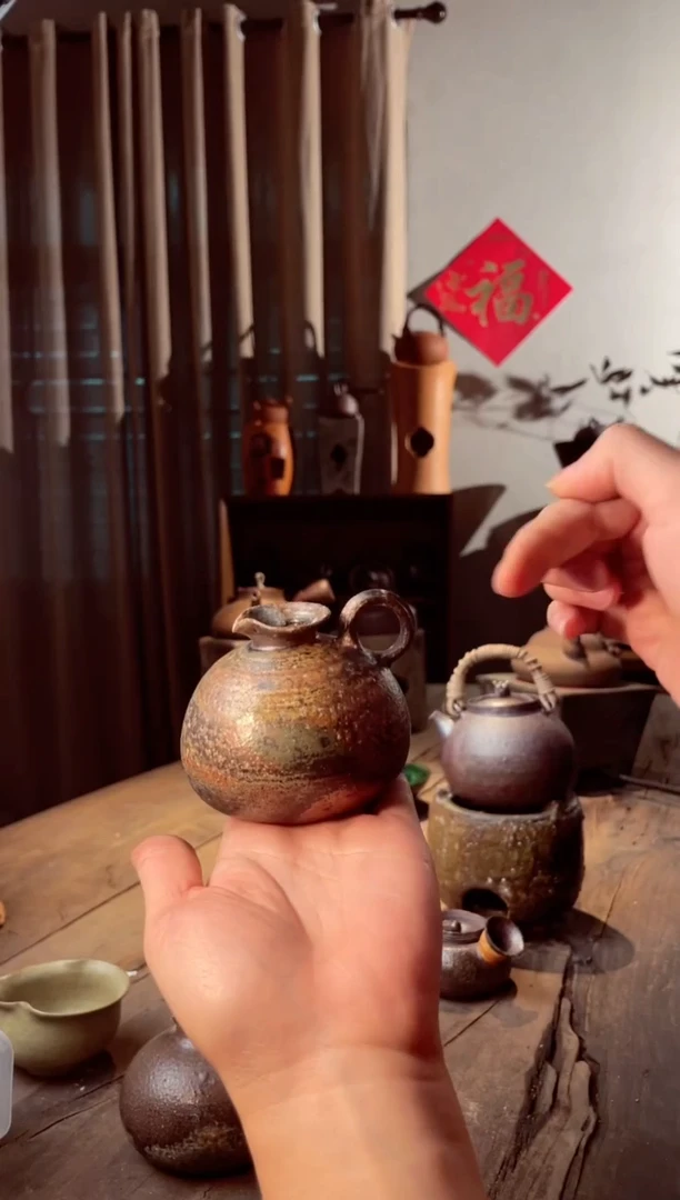 【闪购商品】壶孤品柴烧醒酒公道杯200cc、