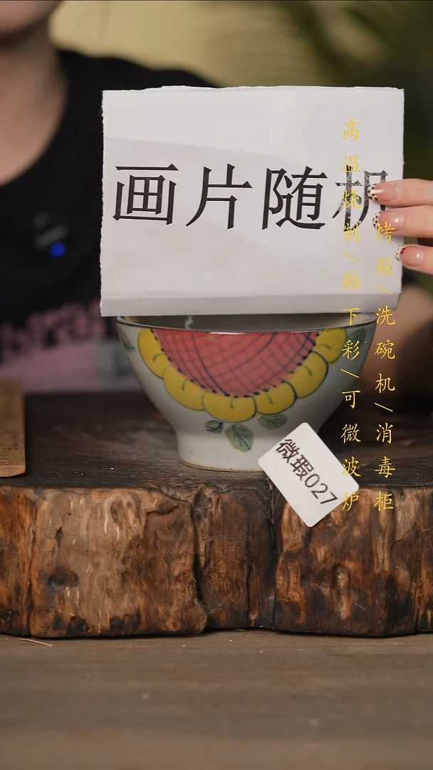 瓷片景德镇高温釉下彩(微瑕)027