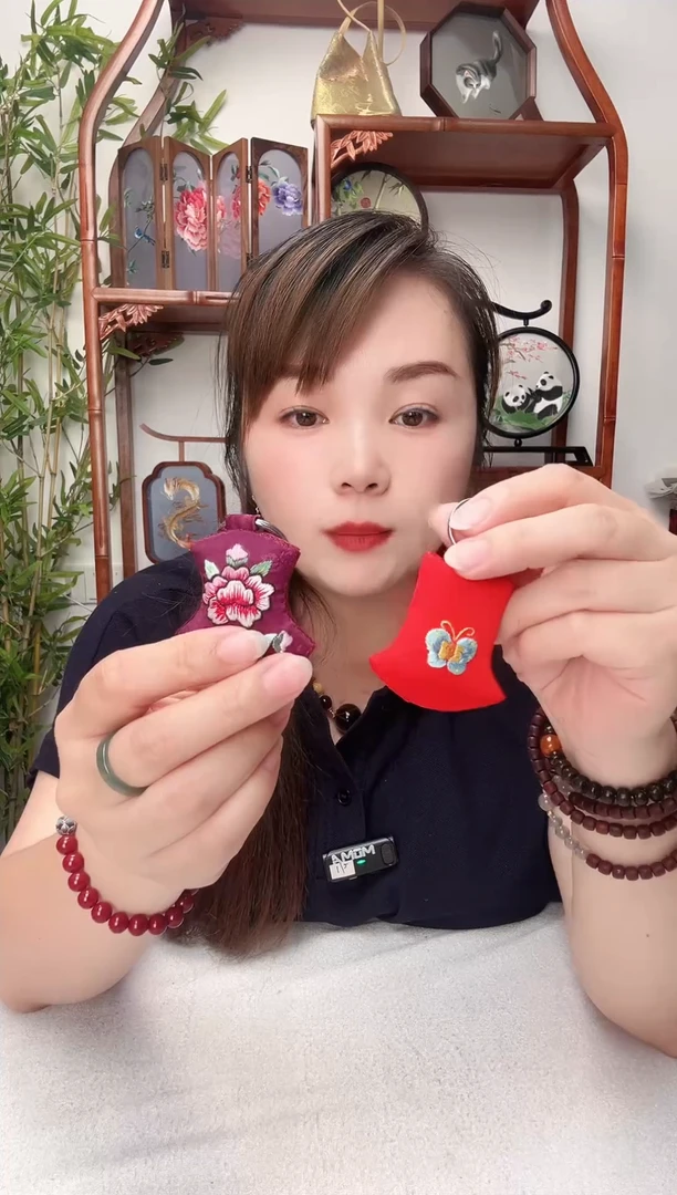 刺绣书签绣花非遗