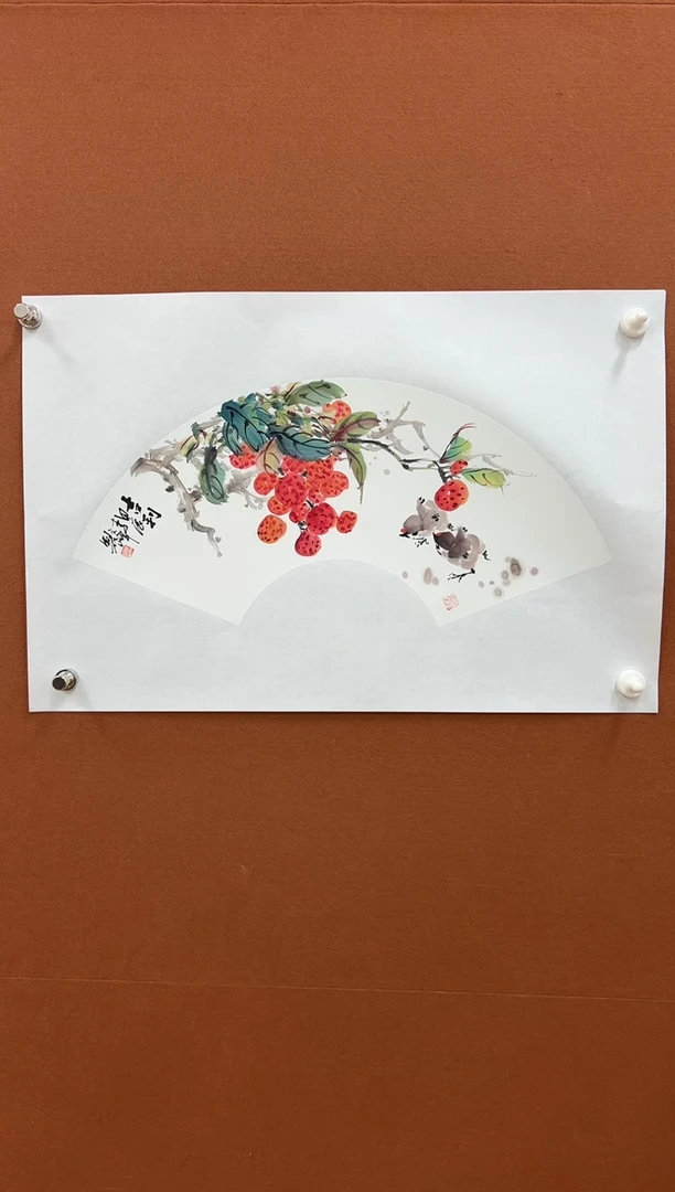 国画李文峰扇面作品