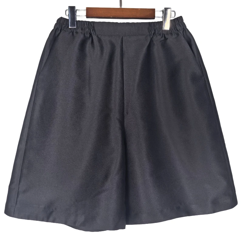 寻知·朱总原创设计XZK030J墨绛丝韵五分裤