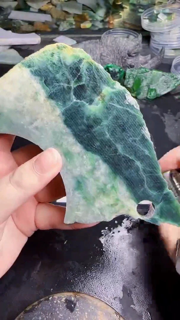 未镶嵌挂件翡翠马*秘天然翡翠064