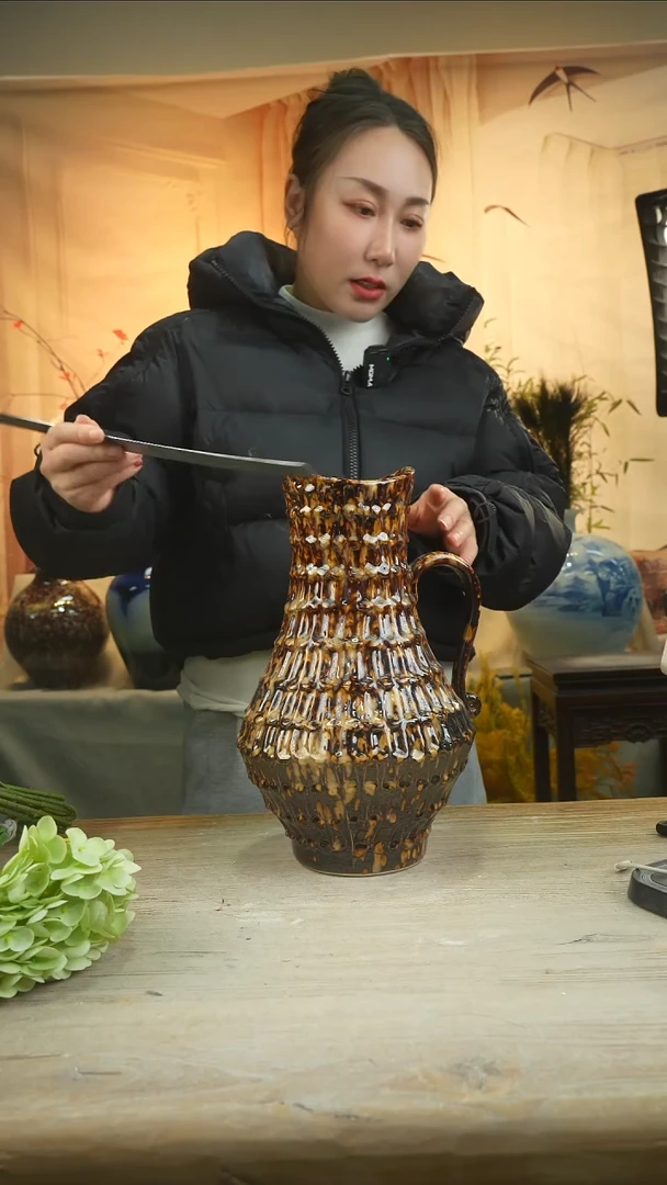 高度35口径12花瓶景德镇