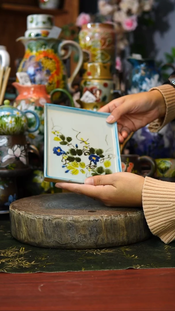 花瓶/杯子/碗198景德镇手工高温釉下彩