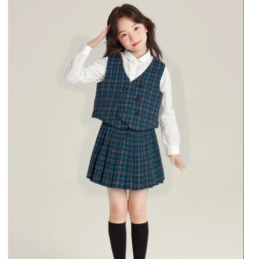 75031高端专享夏季马甲套裙拼色