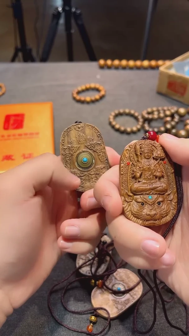 【闪购商品】金丝楠把件金丝楠木守护神