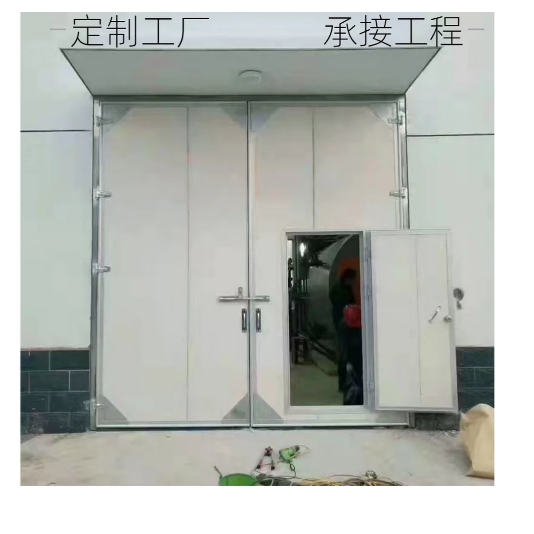 工业平开门加厚保温彩钢板厂房车间库房仓库推拉大门卷闸门