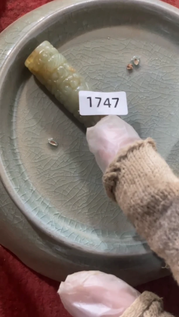 瓷片手工，手绘，陶瓷1747