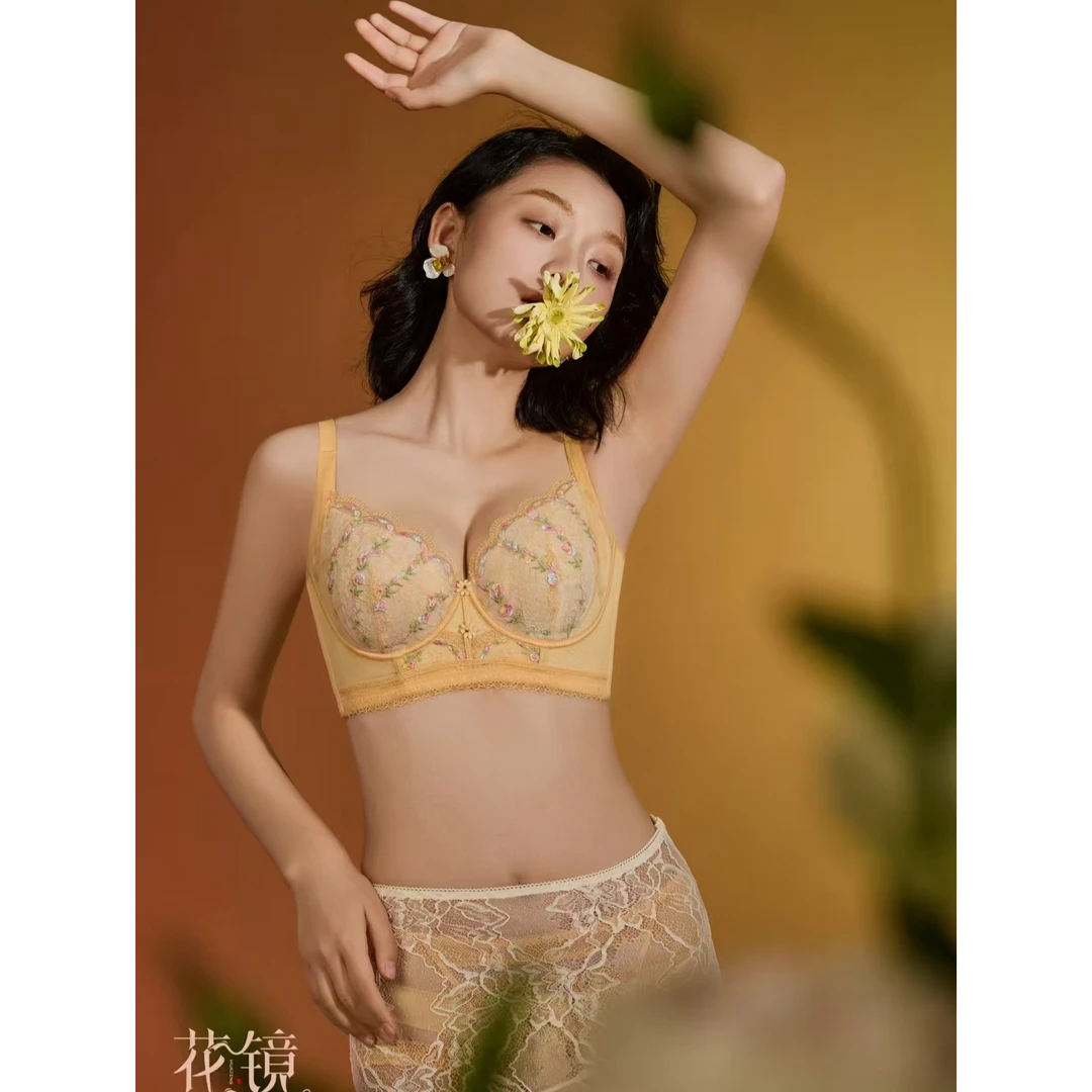 秘本文胸蕾丝舒适薄款