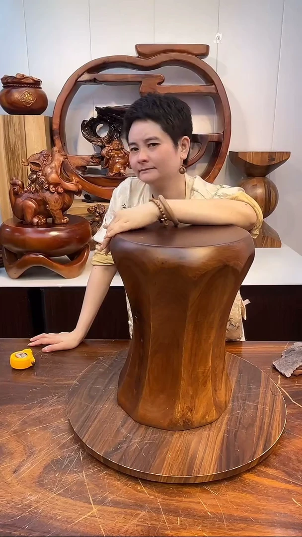 木实木手工创意凳子