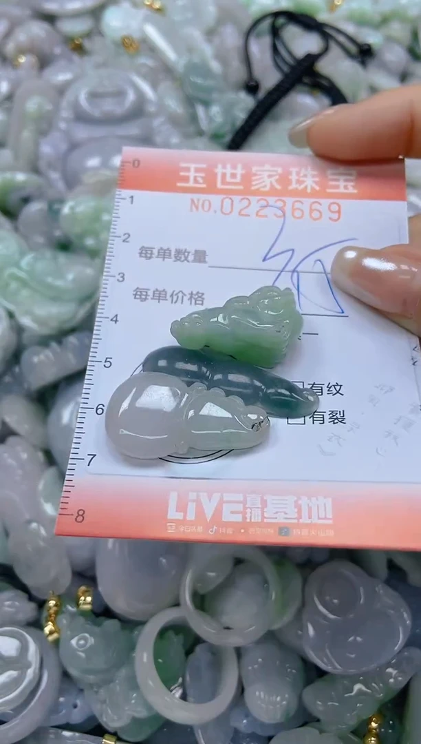 翡翠未镶嵌颈饰闪购0223669