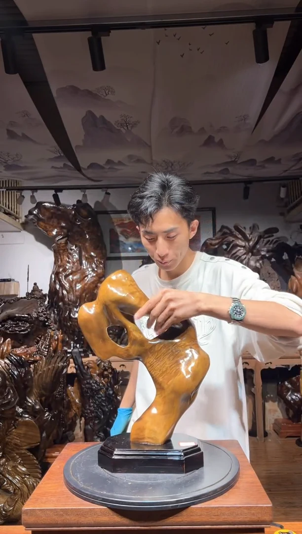 乌木类木质文然自然摆件