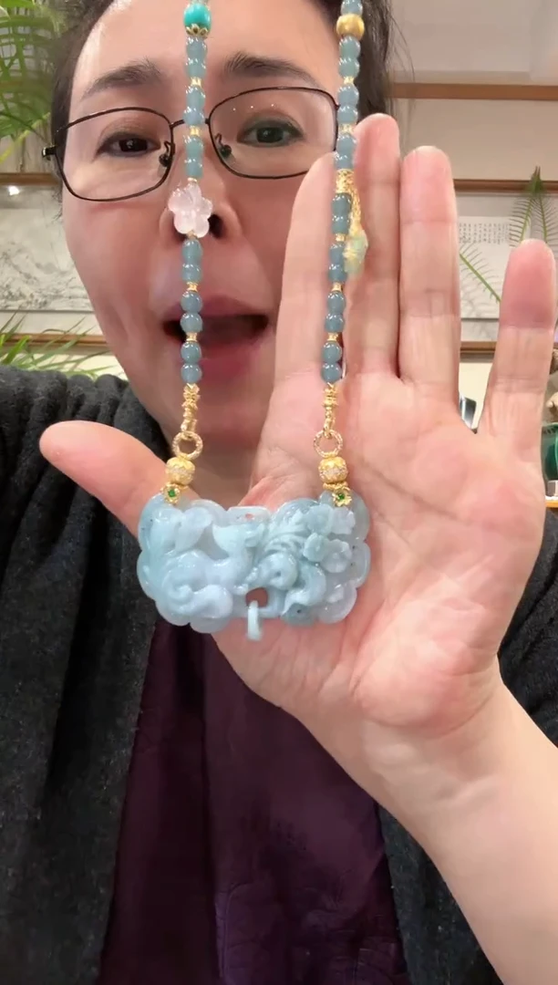 【闪购商品】翡翠颈饰未镶嵌国风