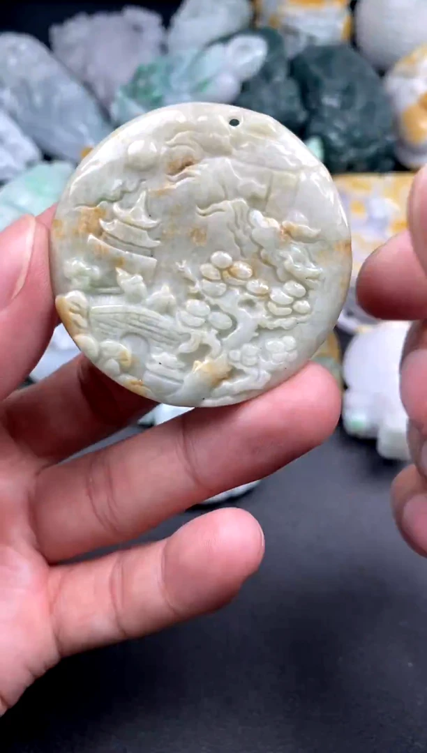 吊坠(不含链)未镶嵌翡翠1