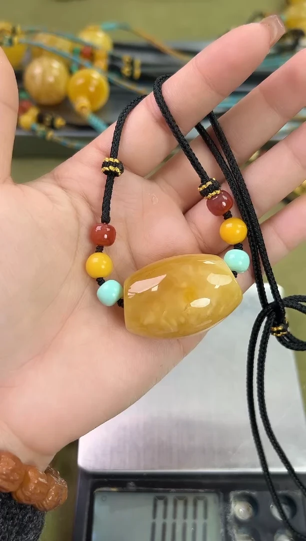 裸石琥珀未镶嵌天然琥珀蜜蜡吊坠