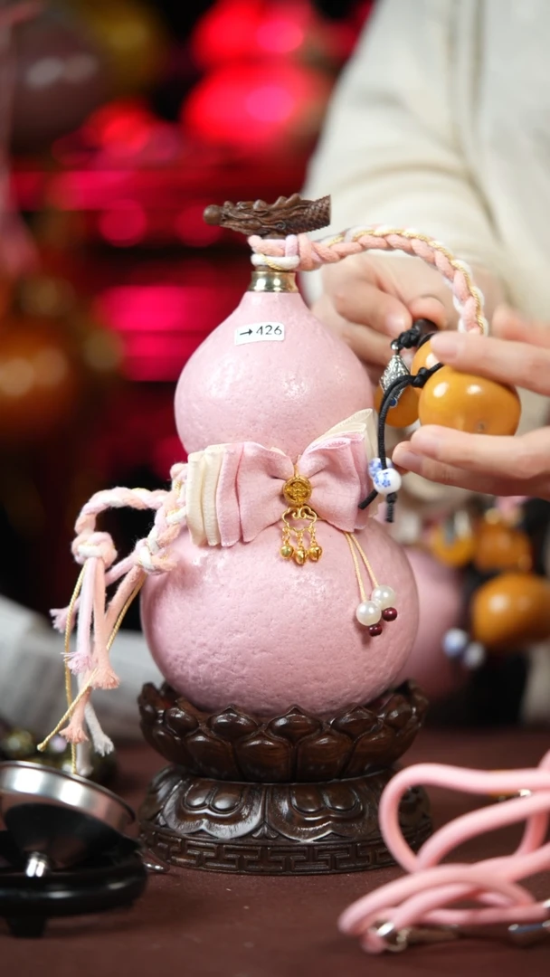【闪购商品】426号650ml左右的非遗漆器酒葫芦