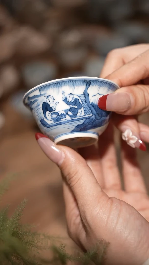 杯子陶景德镇陶瓷摆件
