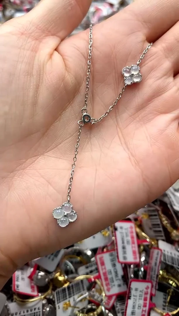 【闪购商品】翡翠戒指银S925镶嵌44444444   3