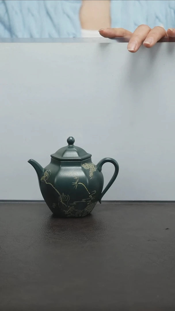 【闪购商品】紫砂茶壶秋水绿泥紫砂壶