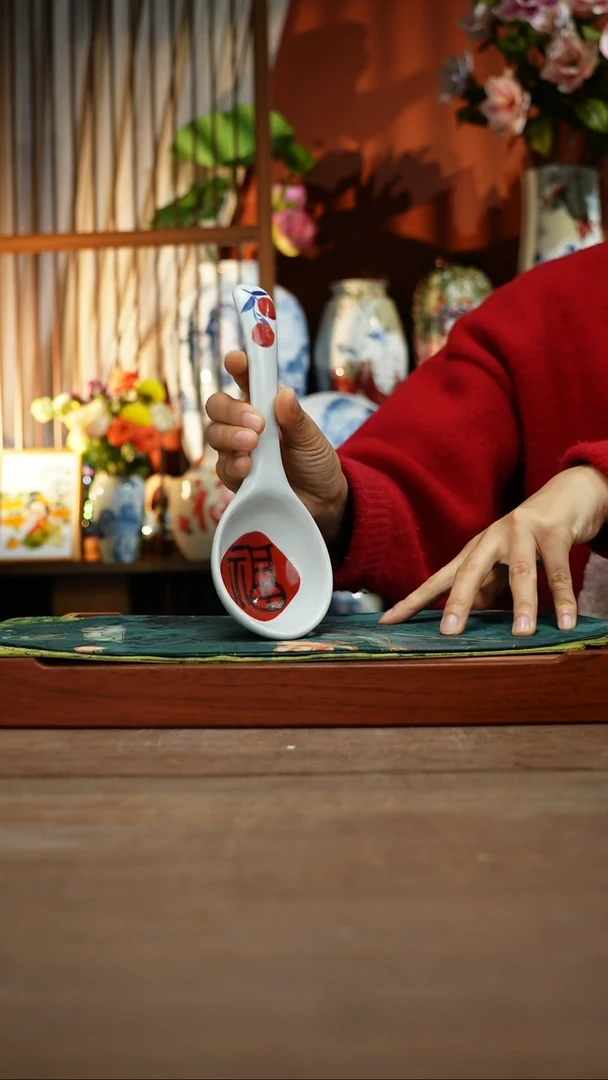 【简家甄选】景德镇设计师釉下手绘陶瓷