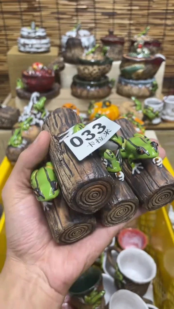 靓**！033精美粗陶手工柴烧