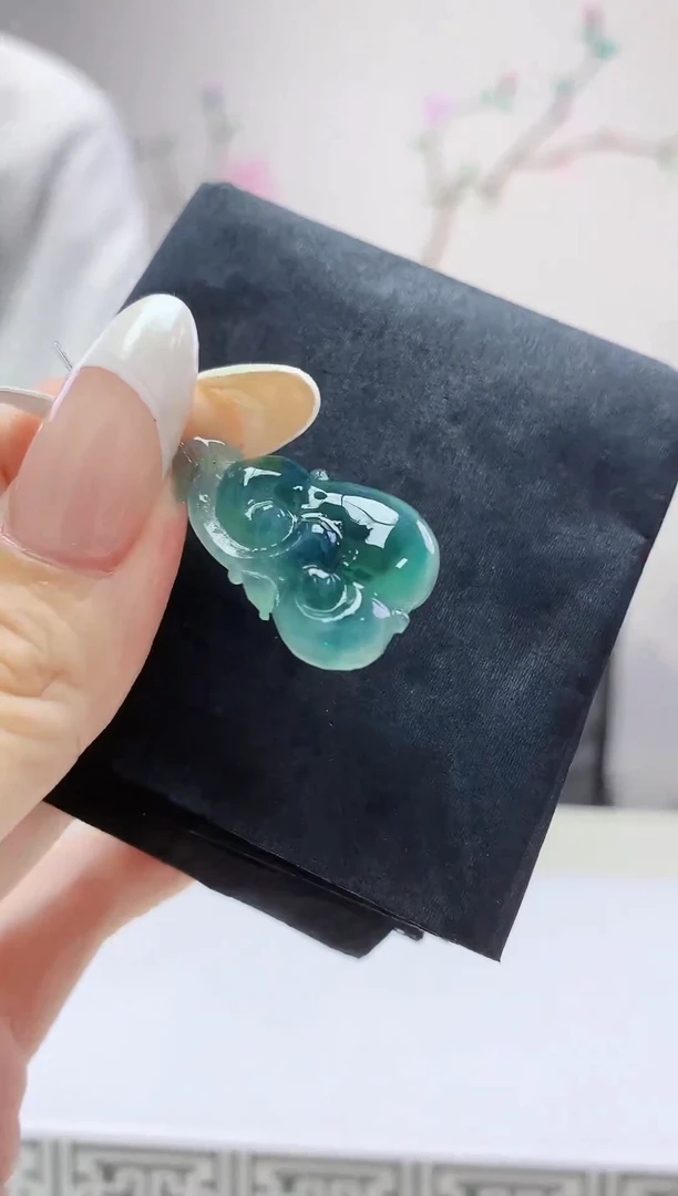 定制翡翠未镶嵌888ee-毛货如意60赠扣头