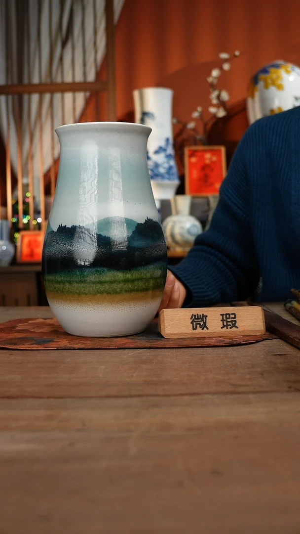 现代高温釉下彩手绘陶瓷餐具