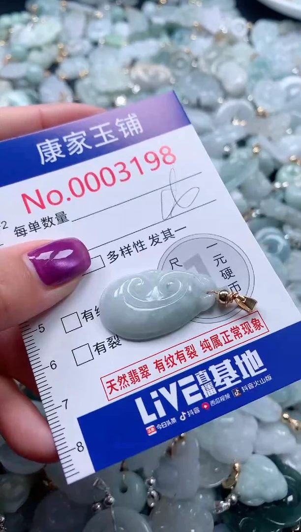 颈饰未镶嵌翡翠3198